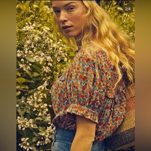 Doen Frances top xs in wildflower